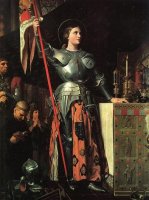 Représentation imaginaire de Jeanne d'Arc (XVe s.) en armure par le (…)